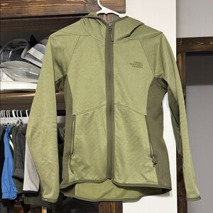 The North Face Sage Green Quilted Jacket